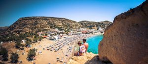 matala matala heraklion crete beach